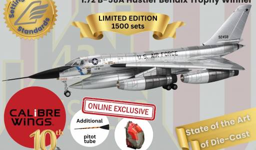 1:72 B-58 Hustler Bendix Trophy Winner USAF Museum Dayton, Ohio